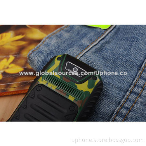 2.0" bar phone, quad-band, dual card, waterproof with IP67